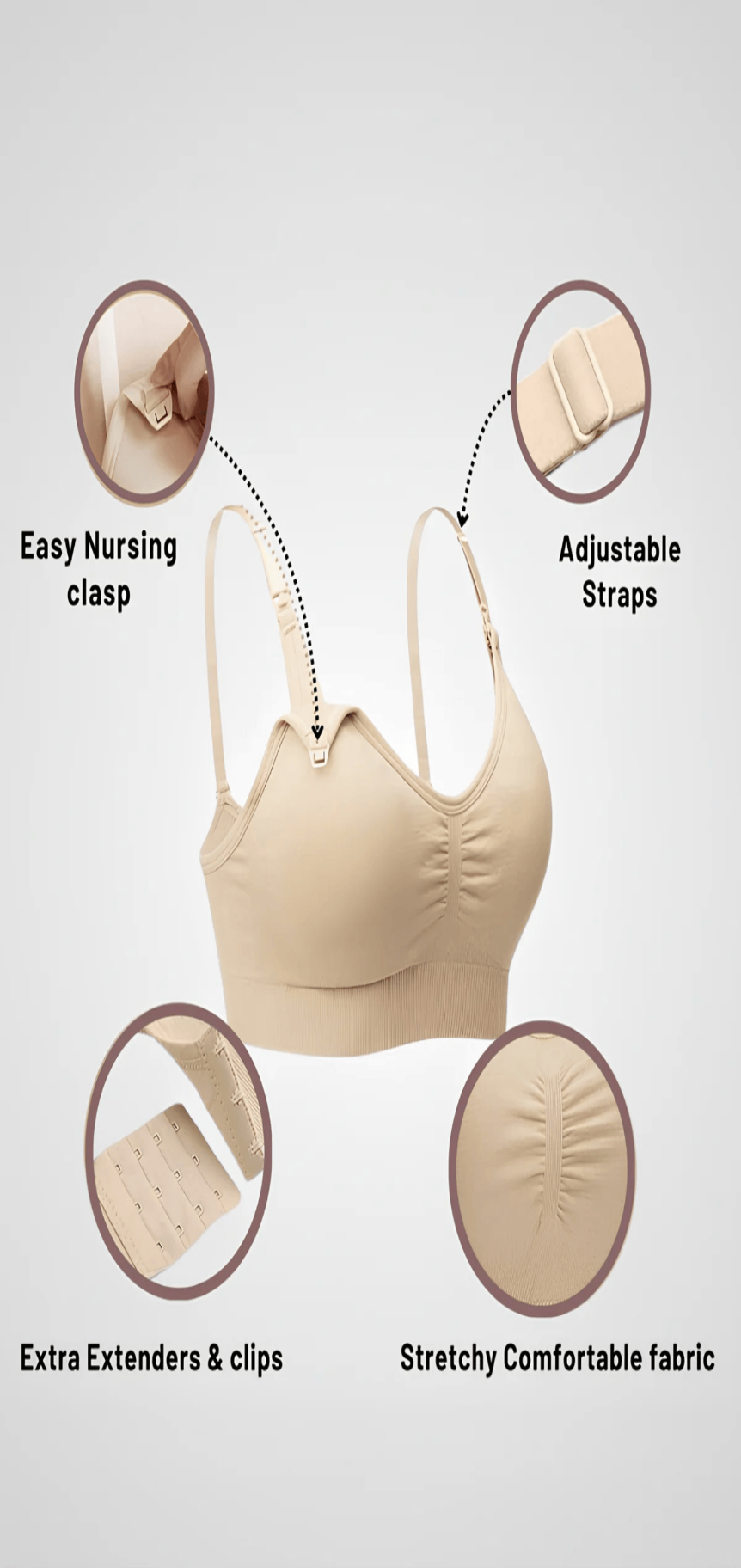 SeamSoft™ Nursing Bra